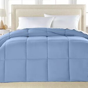 Hypoallergenic down alternative microfiber comforter Full/Queen blue NWT